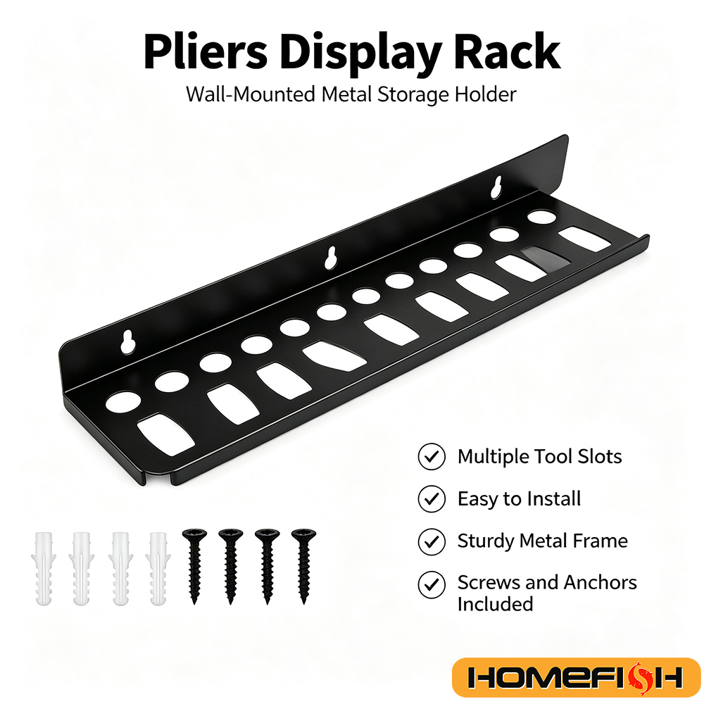 Tech Accessories Holder - حامل أدوات مثبت على الحائط، رف