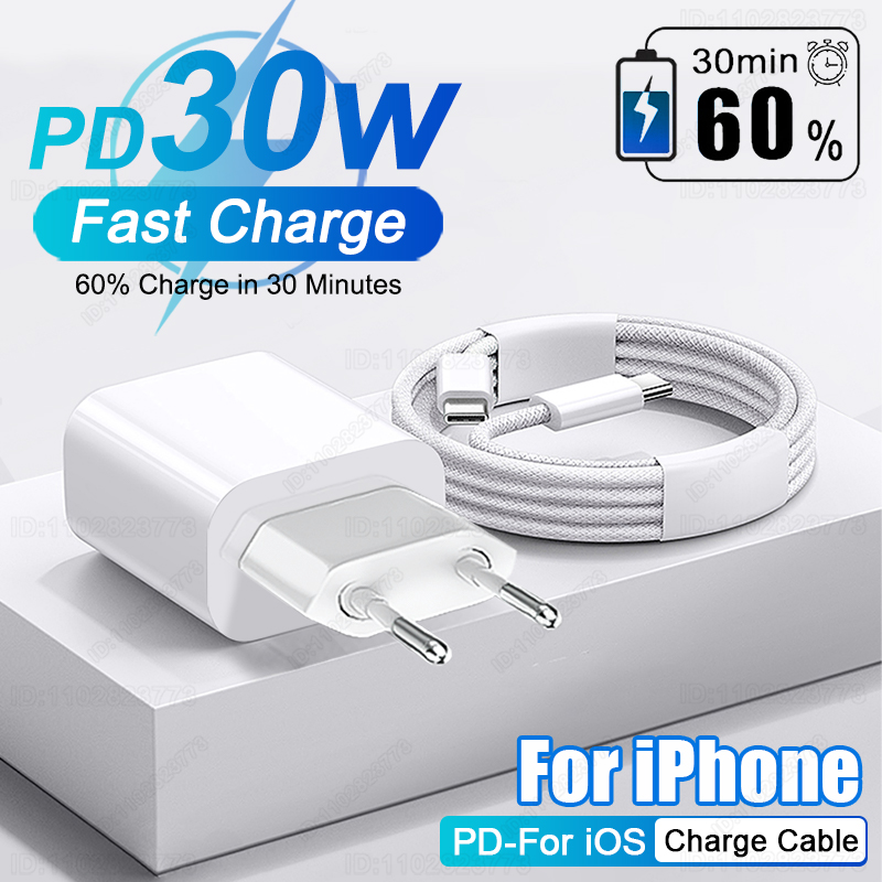 Tech Accessories Apple - PD 30 واط شاحن سريع آيفون