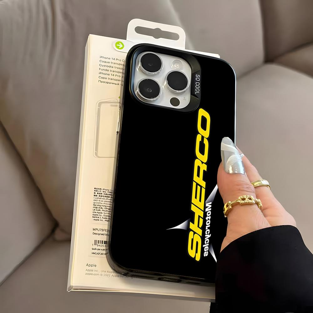 Tech Accessories Apple - جراب هاتف بشعار S-Sherco-SE لهواتف آيفون