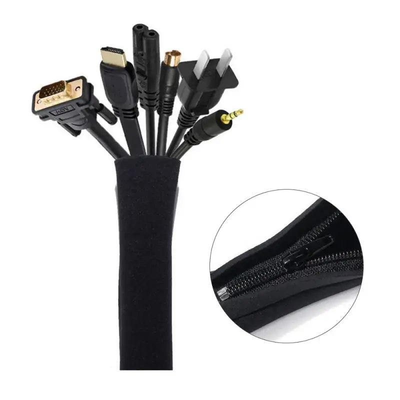 سستة كابل كم سلك إدارة الكبلات - مراجعة Cable Sleeve Neoprene وسعره