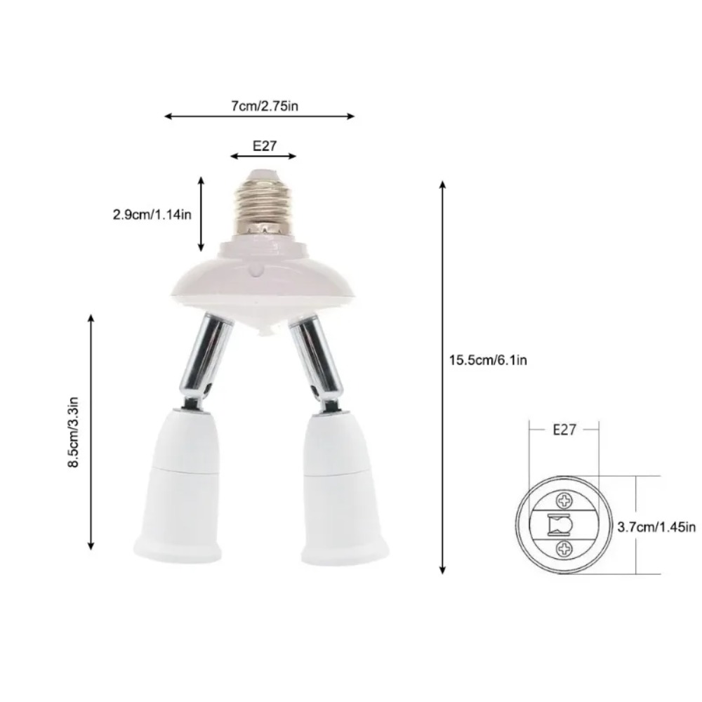 محول مقبس مصباح E27 من JOYINLE - مراجعة Tech Accessories Holder وسعره