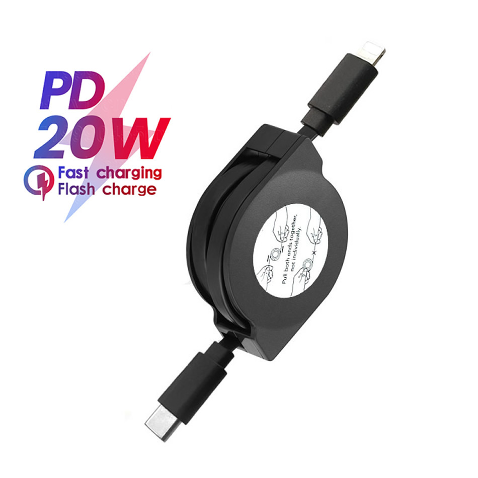 كابل شحن سريع قابل للسحب PD ،  - مراجعة Tech Accessories Apple وسعره