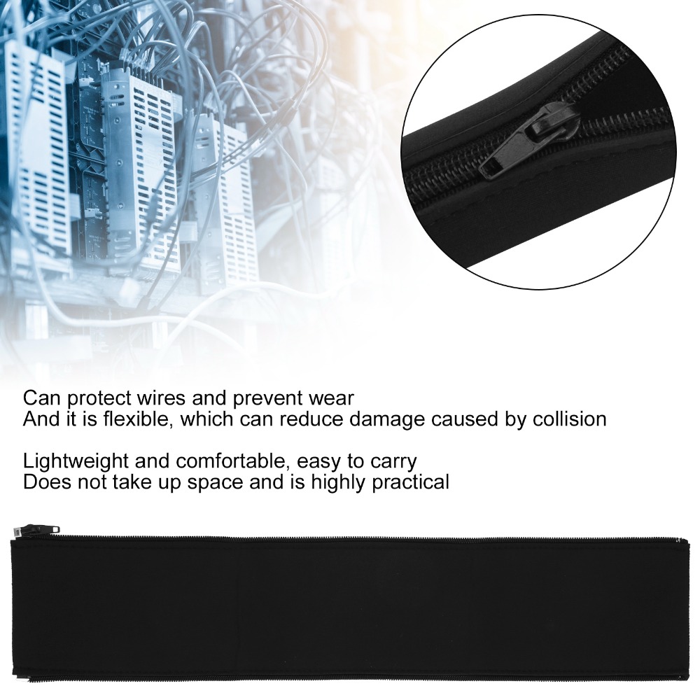 غلاف إدارة الكابلات من النيوبر - مراجعة Cable Sleeve Neoprene وسعره